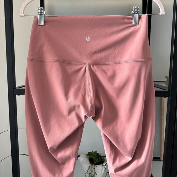 Lululemon Wunder Under High-Rise Crop 23" Scallop Full-On Luxtreme Spiced Chai 8 - Picture 3 of 9